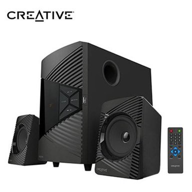 PARLANTE BLUETOOTH CREATIVE E2500 30 W - 60 W 2.1 BT FM USB 3.5MM 220V BLACK - 1