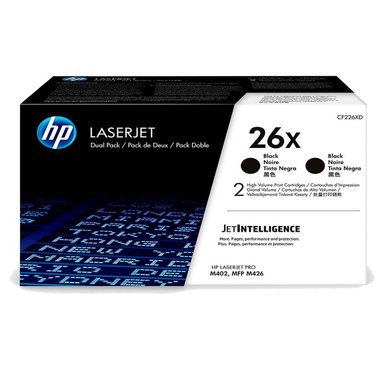 TÓNER HP CF226XD NEGRO 26X DUAL PACK BLACK