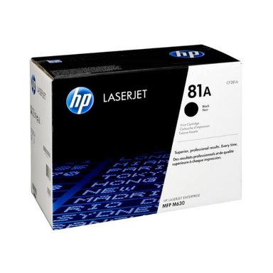 TÓNER HP CF281A NEGRO 81A MFP M630 10.5K PAG