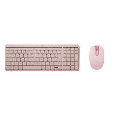 COMBO LOGITECH TECLADO K250 Y MOUSE M196 BT ROSADO