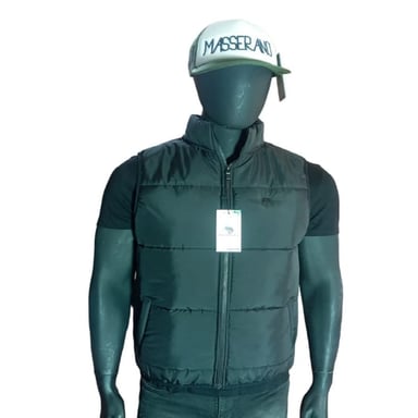 CHALECO HOMBRE MASSERANO NEGRO CHLCO 004 PUFFER IMPERMIABLE L - 1