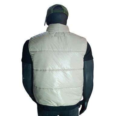 CHALECO HOMBRE MASSERANO BEIGE CHLCO 004 PUFFER IMPERMIABLE XL - 2
