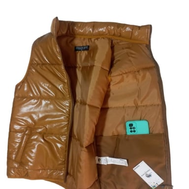 CHALECO HOMBRE MASSERANO MOSTAZA CHLCO 004 PUFFER IMPERMIABLE S - 4
