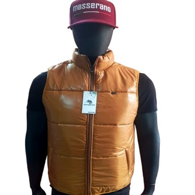 CHALECO HOMBRE MASSERANO MOSTAZA CHLCO 004 PUFFER IMPERMIABLE M - 1