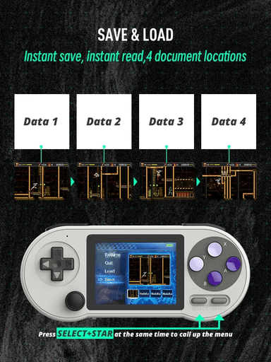 SF2000-MINICONSOLA PORTÁTIL CON PANTALLA IPS DE 3 PULGADAS - 5