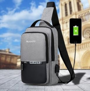 MORRAL PECHERA CON CABLE USB