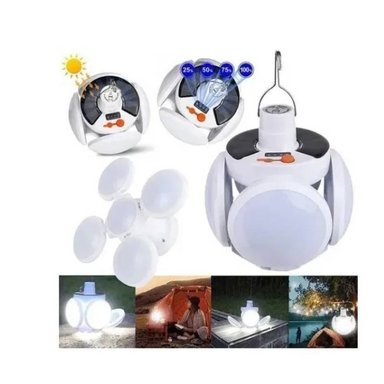 FOCO SOLAR LED RECARGABLE FORMA ARAÑA 40