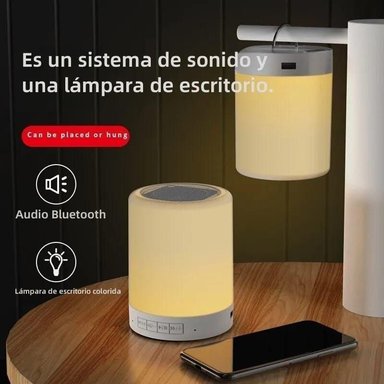 PARLANTE LAMPARA TOUCH PORTÁTIL CON LUZ - 3