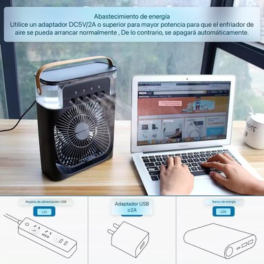 VENTILADOR HUMIFICADOR 3 EN 1 AIR COOLER