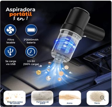 MINI ASPIRADORA 3 EN 1 - 4