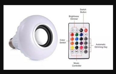 BOMBILLA DE LUZ CON MÚSICA LED,ALTAVOZ. - 3