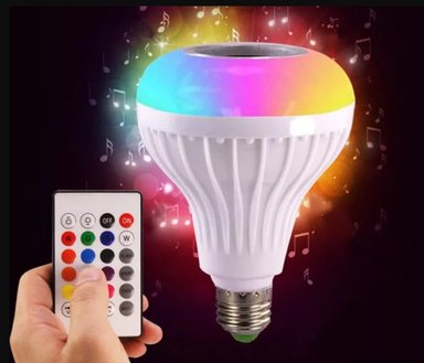 BOMBILLA DE LUZ CON MÚSICA LED,ALTAVOZ. - 6