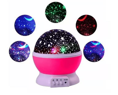 LÁMPARA PROYECTOR ESTRELLAS GIRATORIO