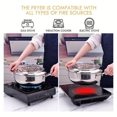 OLLA CON TERMÓMETRO PARA FRITURAS