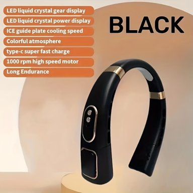 VENTILADOR DE CUELLO CON LUZ LED - 1