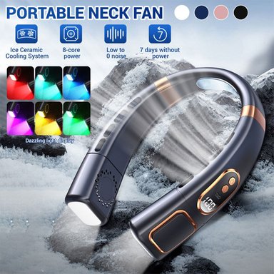VENTILADOR DE CUELLO CON LUZ LED - 6