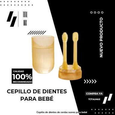 CEPILLO DE DIENTES DE CERDAS SUAVES PARA BEBÉ