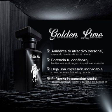 GOLDEN LURE - PERFUME CON FEROMONAS PARA HOMBRES - 3