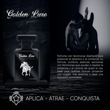GOLDEN LURE - PERFUME CON FEROMONAS PARA HOMBRES - 4