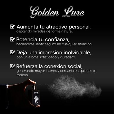 GOLDEN LURE - PERFUME CON FEROMONAS PARA HOMBRES - 7