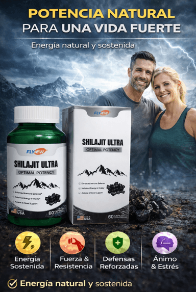 SHILAHIT ULTRA - SUPLEMENTO ENERGIZANTE Y REVITALIZANTE – 60 CÁPSULAS - 1