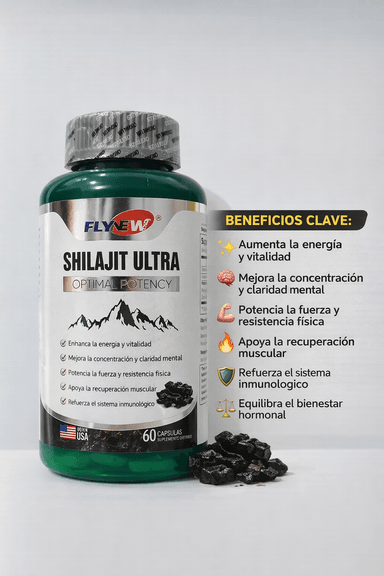 SHILAHIT ULTRA - SUPLEMENTO ENERGIZANTE Y REVITALIZANTE – 60 CÁPSULAS - 4