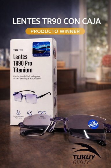LENTES TR90 + CAJA DE REGALO - 1