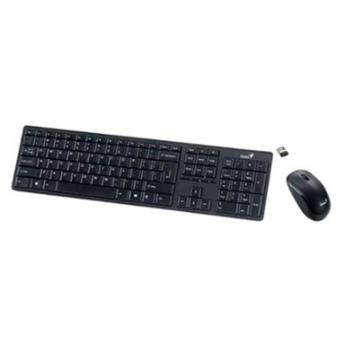 TECLADO INALÁMBRICO GENIUS + MOUSE SLIMSTAR 8230 WIRELESS/BT NEGRO - 3