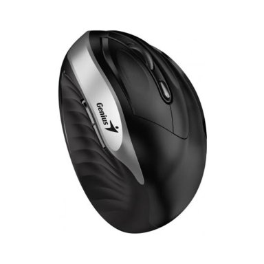 MOUSE GENIUS ERGO 8250S WIRELESS VERTICAL 6-BOT ERGONOMICO SILVER GREY - 2