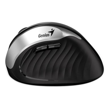 MOUSE GENIUS ERGO 8250S WIRELESS VERTICAL 6-BOT ERGONOMICO SILVER GREY - 4