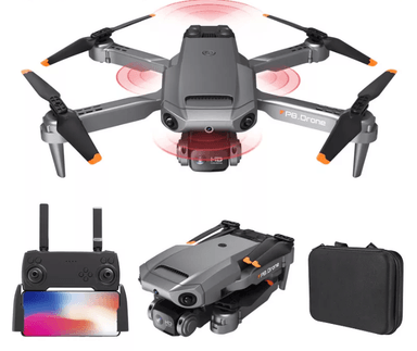 DRON CUADRICOPTERO 6K CINEMA 4K + DUAL CAMARA + GPS + WIFI + 5G + 3 BATERÍAS - 1