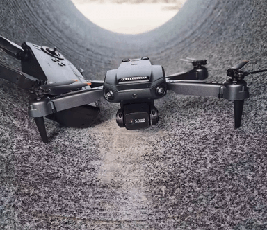 DRON CUADRICOPTERO 6K CINEMA 4K + DUAL CAMARA + GPS + WIFI + 5G + 3 BATERÍAS - 5
