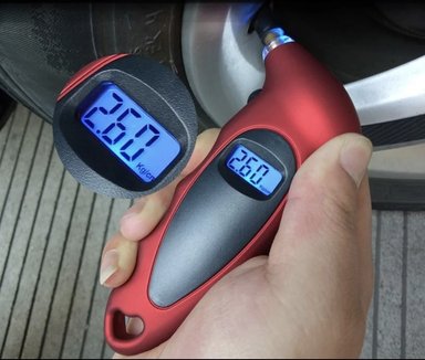 MEDIDOR DE PRESIÓN DE LLANTAS DIGITAL.