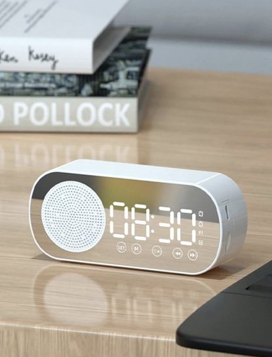 MINI RELOJ DESPERTADOR INTELIGENTE CON ALTAVOZ BLUETOOTH