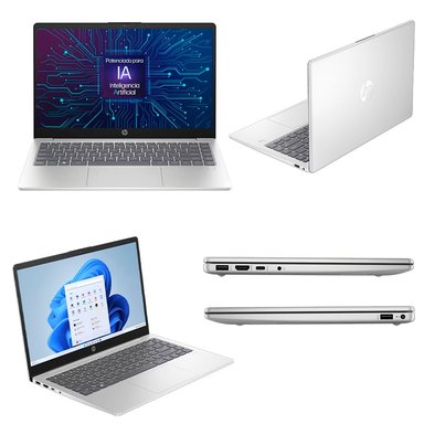 LAPTOP HP 14-EP1001LA 16GB 14" 512GB SSD M.2 INTEL CORE ULTRA 5-125H FULLHD, RAM DDR5, SSD WIN11