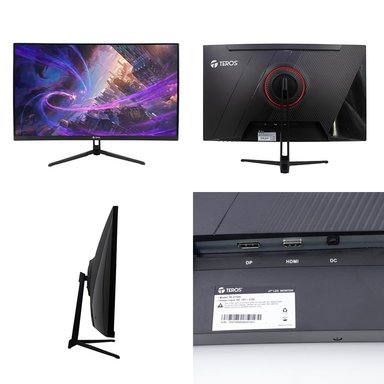 MONITOR CURVO GAMING 27 TEROS TE-2732S FULLHD RESPUESTA 1MS - 2