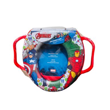 ASIENTO MARVEL AVENGERS ADAPTADOR INODORO CON ASA ROJO