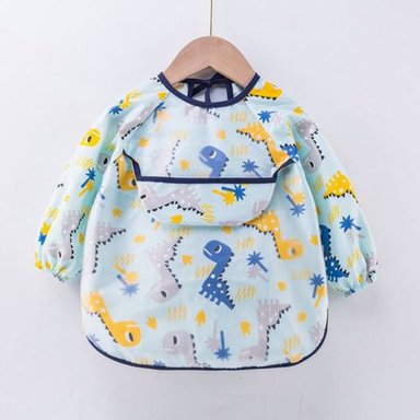 BABERO IMPERMEABLE DINOROS CELESTE 2 AÑOS
