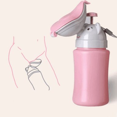 BAÑO URINARIO ROSADO PORTATIL BEBE NIÑA ROSA