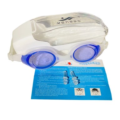 LENTES AZUL NATACIÓN NIÑO CON ESTUCHE