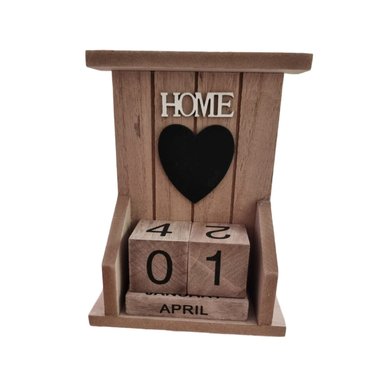 CALENDARIO DE MESA PARA HOGAR BEIGE VINTAGE