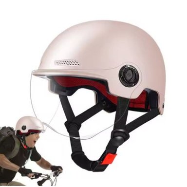 CASCO CICLISMO DEPORTES ROSA TRANSPARENTE