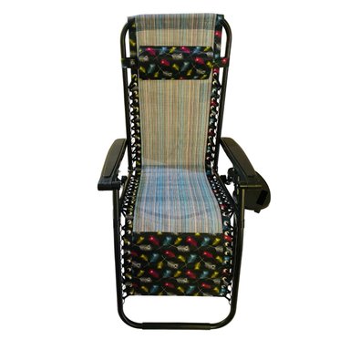 SILLA GRIS PEREZOSA RECLINABLE BANDEJA POSA VASO - 4