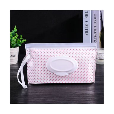 PORTA TOALLITAS HUMEDAS PUNTO R BLANCO