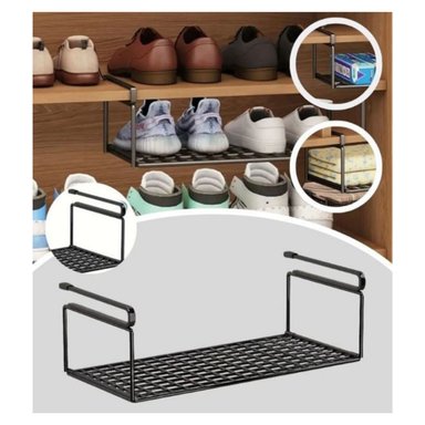 ORGANIZADOR NEGRO REJILLA FLOTANTE MULTIUSOS