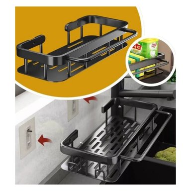 ORGANIZADOR NEGRO ESTANTE FLOTANTE