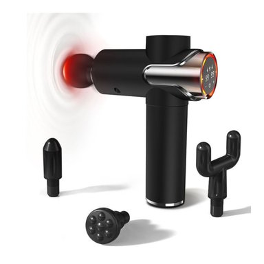 MASAJEADOR CON 4 CABEZALES DIGITAL BLACK