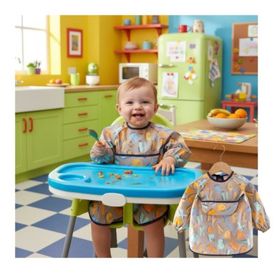 BABERO IMPERMEABLE 3 AÑOS ABC