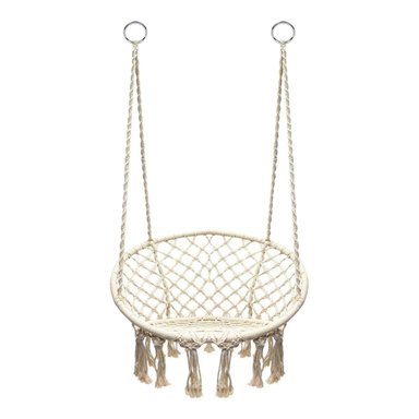 SILLA MECEDORA COLGANTE DE RATAN C - 4