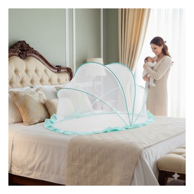 MOSQUITERO SOBRE CAMA VERDE G